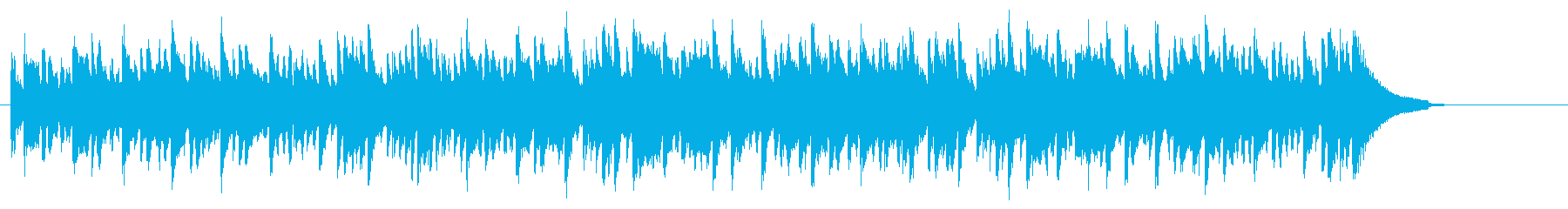 ほのぼのアコースティックなピアノBGMの再生済みの波形