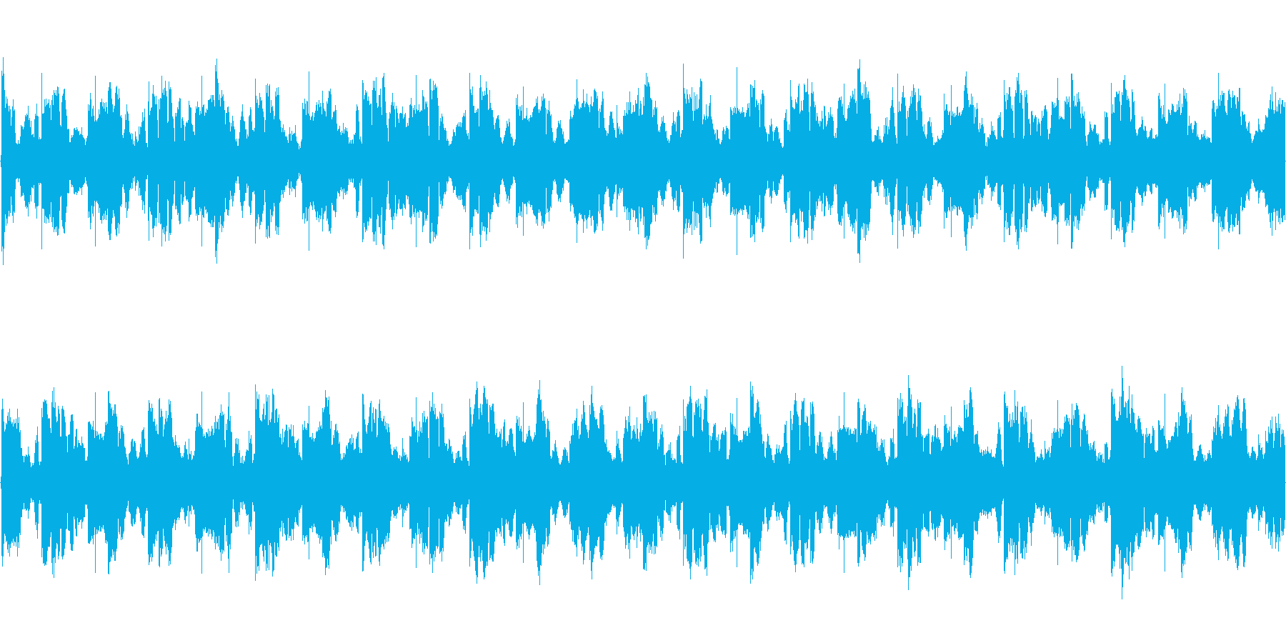 様々なシーンを想定した約30秒の曲です。の再生済みの波形