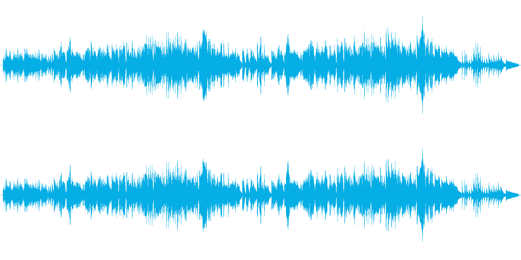 私が初めて作詞・作曲した思い出深い曲で…の再生済みの波形