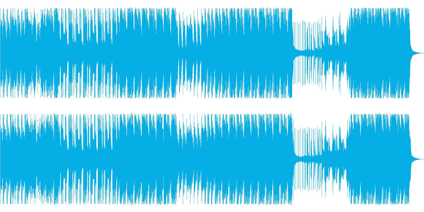 泡が弾けるようなHip-Hop/Beatの再生済みの波形