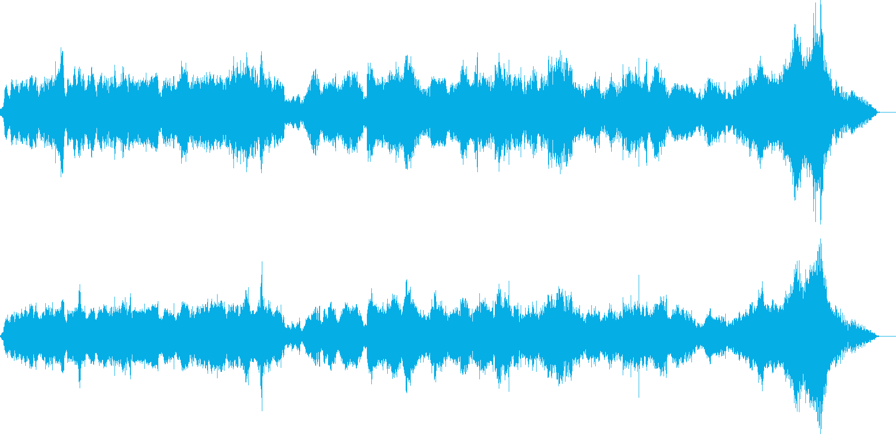 オーボエがメインのミステリアス・緊張の曲の再生済みの波形