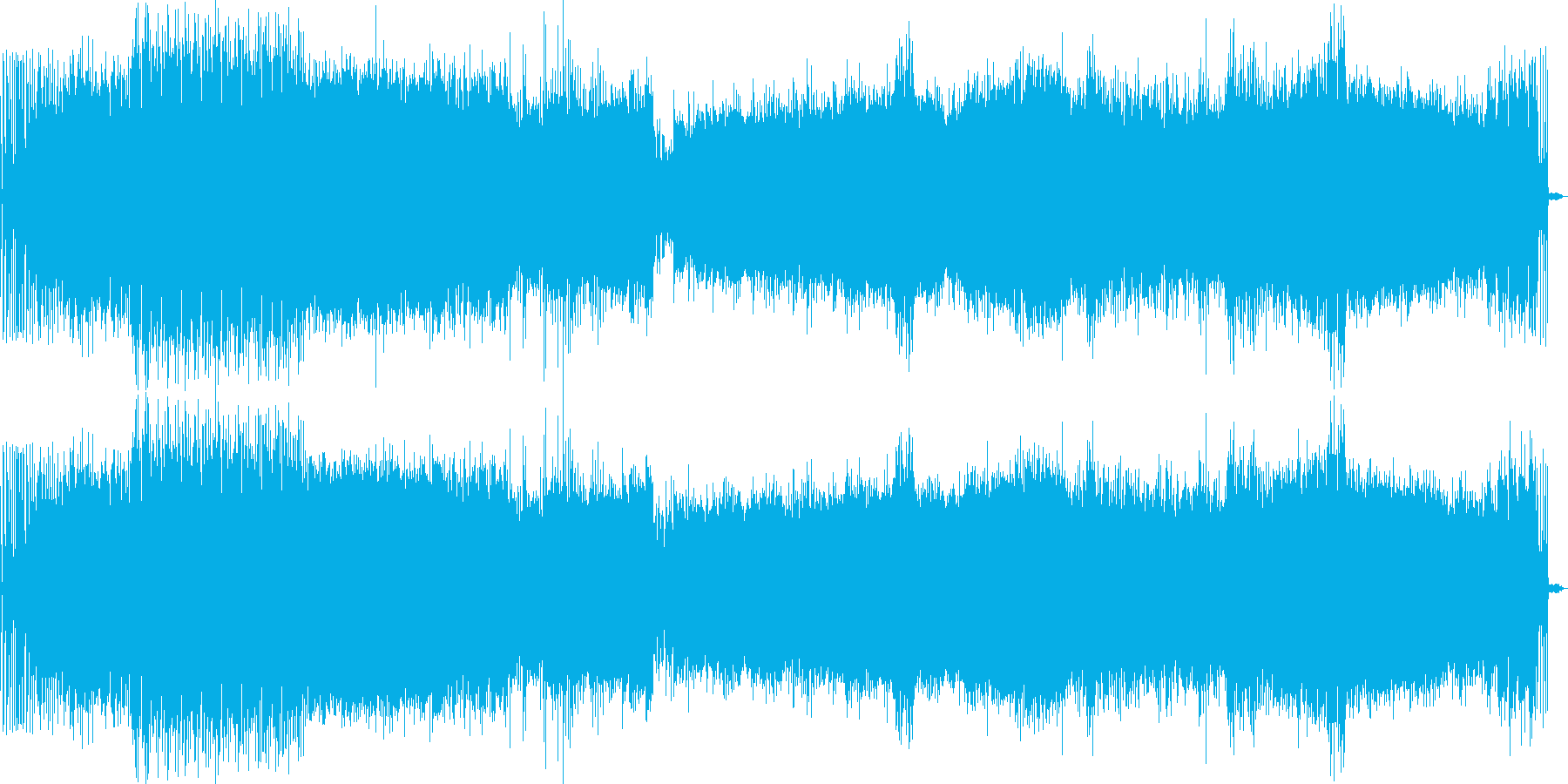 EDM グリッチサウンド の再生済みの波形