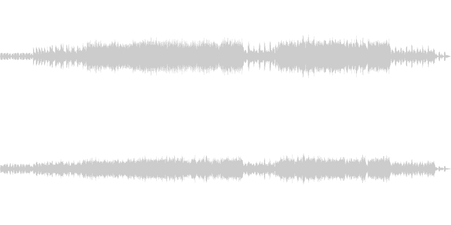 ピアノとフルートの曲。唱歌風。の未再生の波形