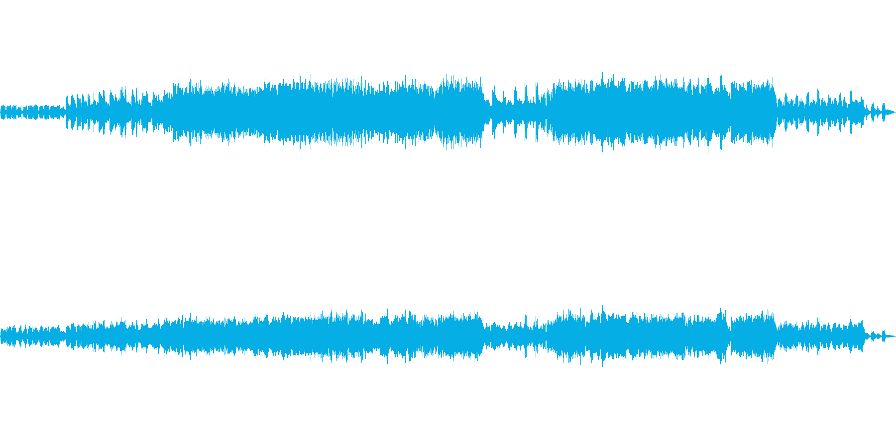 ピアノとフルートの曲。唱歌風。の再生済みの波形