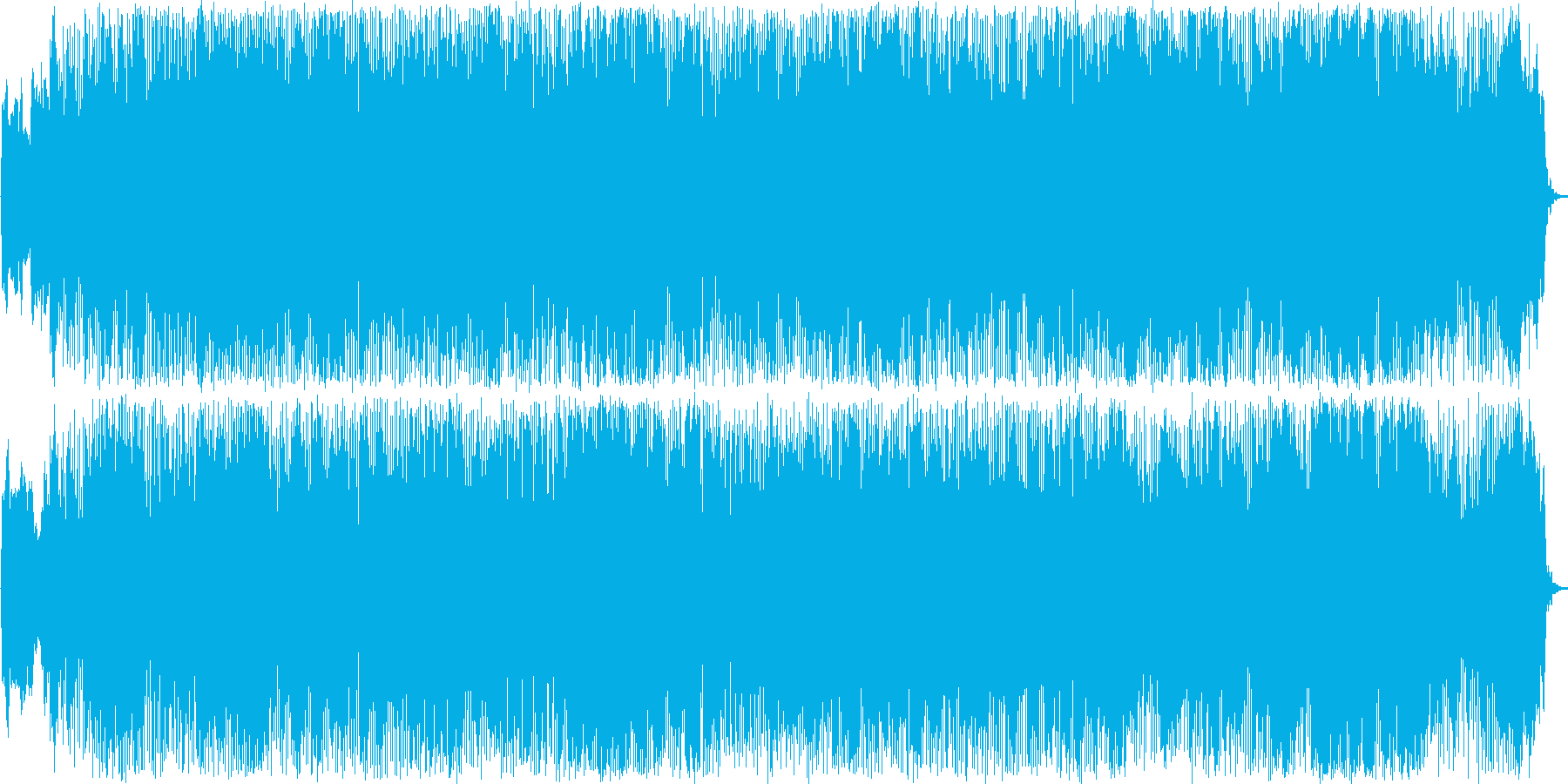 典型的なケルト音楽の再生済みの波形
