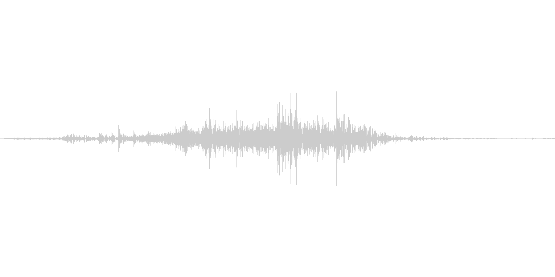 【wav】封筒に書類を出入れする音_03の未再生の波形