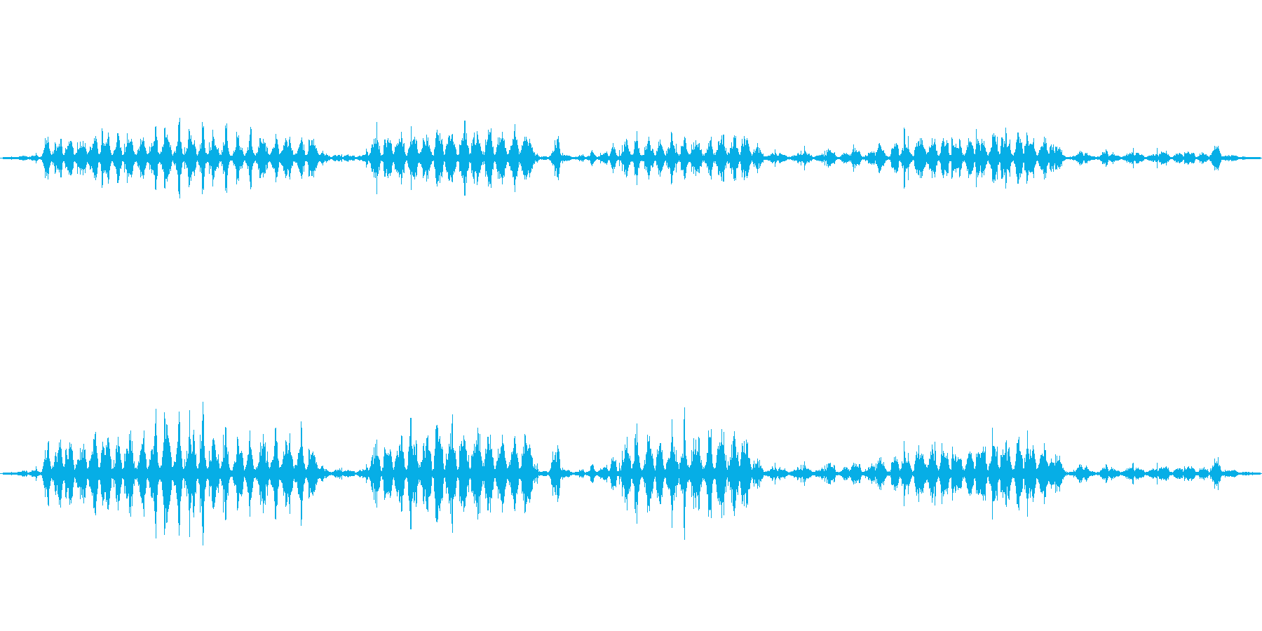 しゃかしゃか。歯磨き、歯を磨く音ですの再生済みの波形