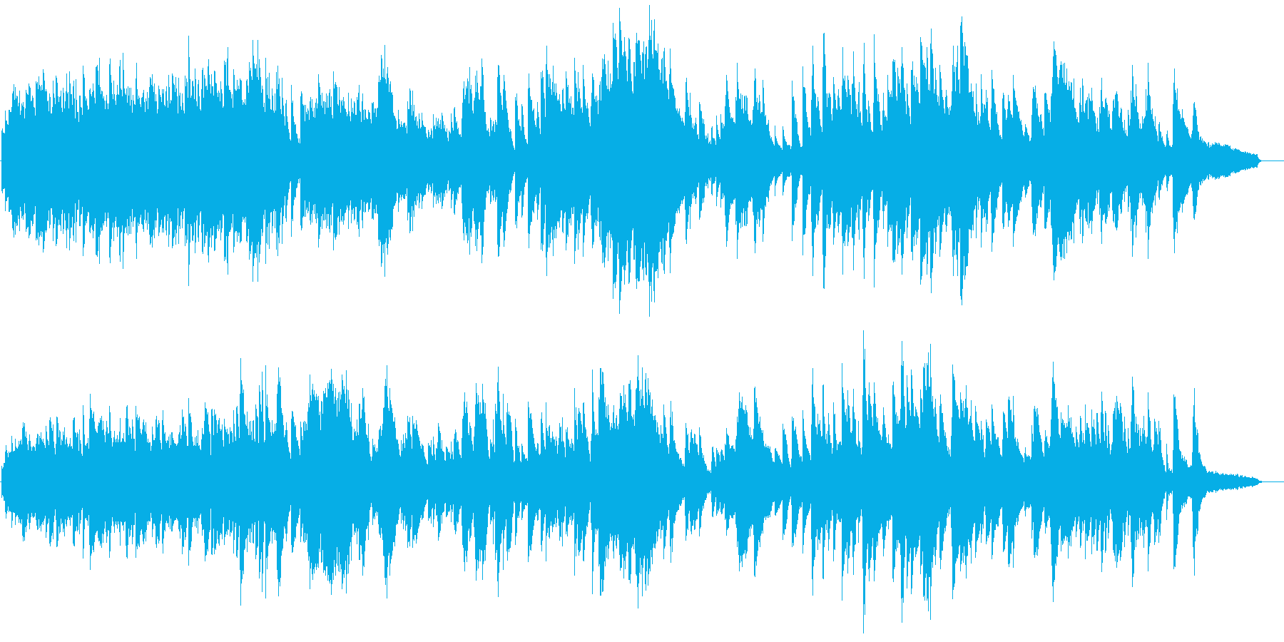 ヒーリング用ピアノ曲。落ち着きます。の再生済みの波形