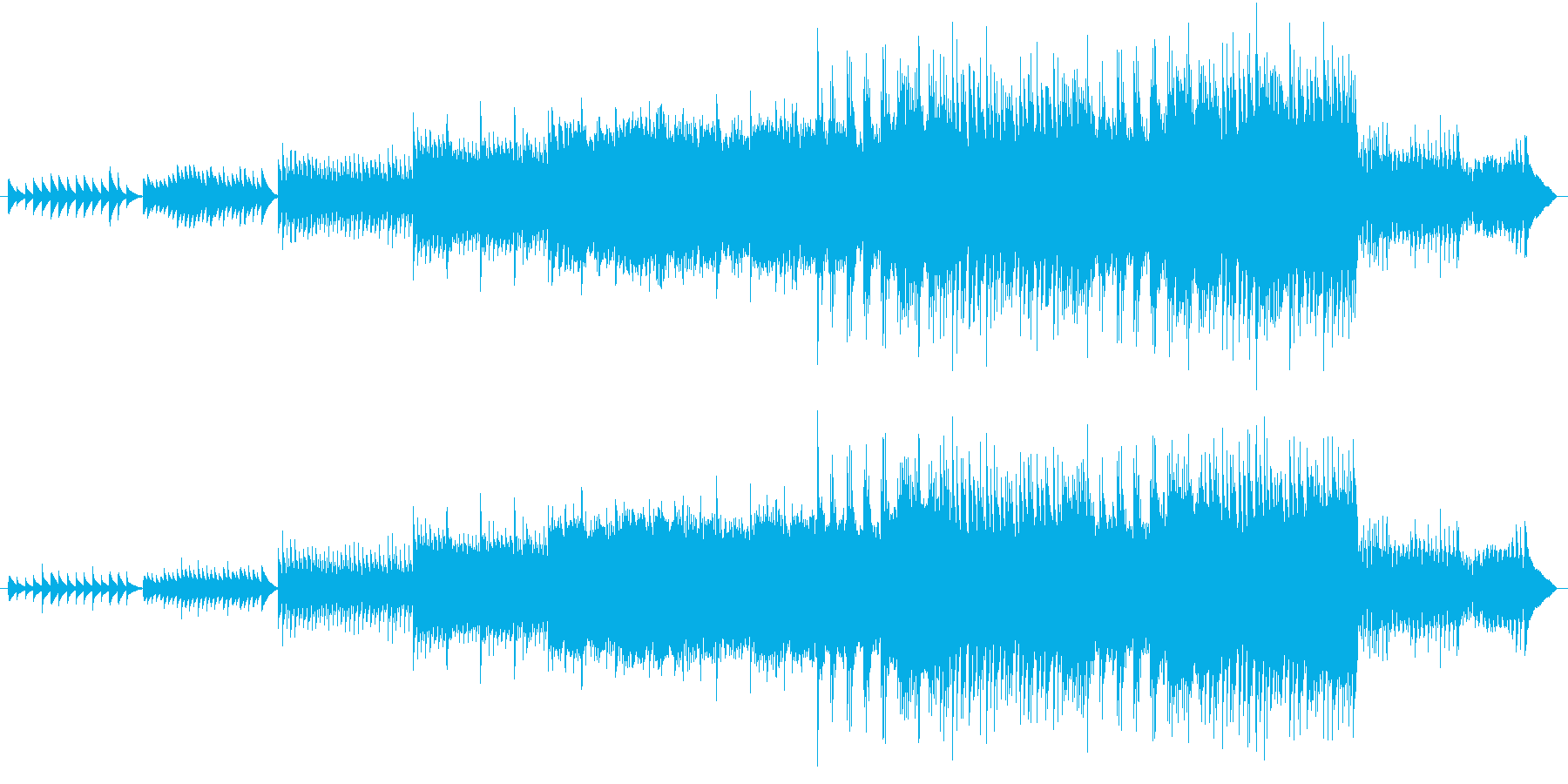 ビブラフォンの音がメインのほのぼの系の再生済みの波形