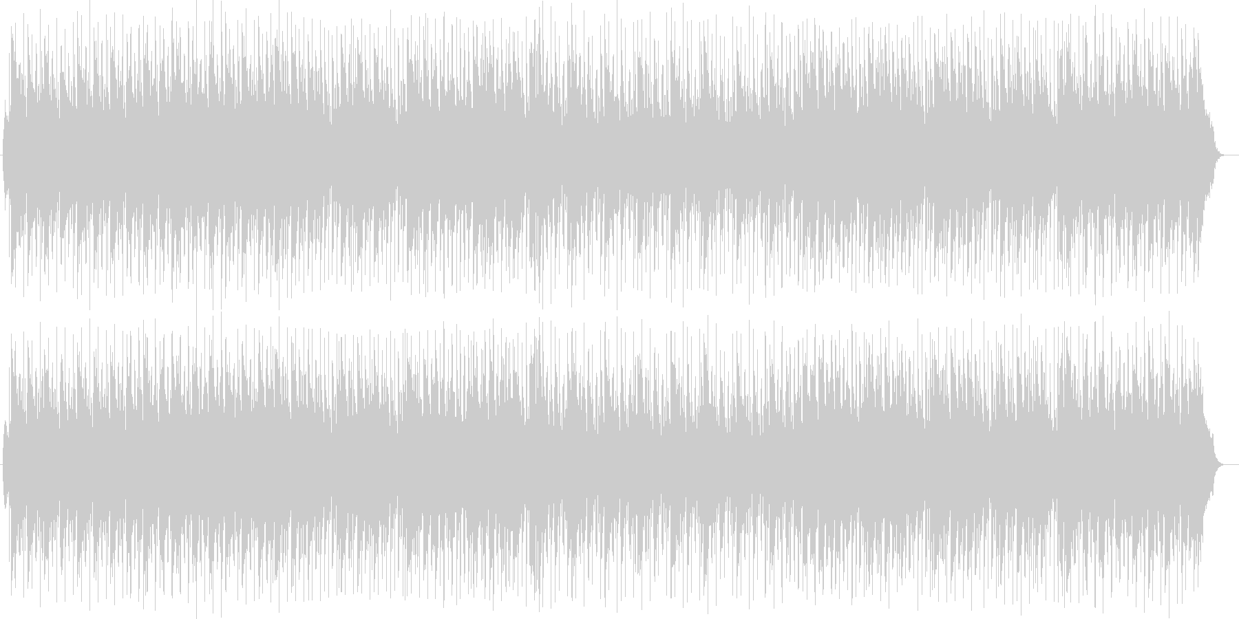 パーカッションのリズムがおしゃれな曲の未再生の波形