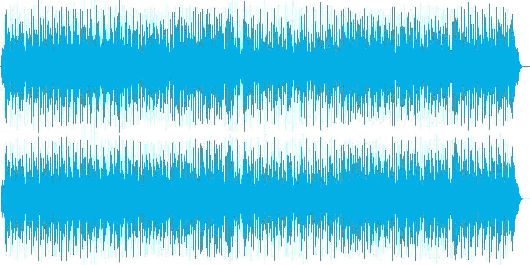 パーカッションのリズムがおしゃれな曲の再生済みの波形