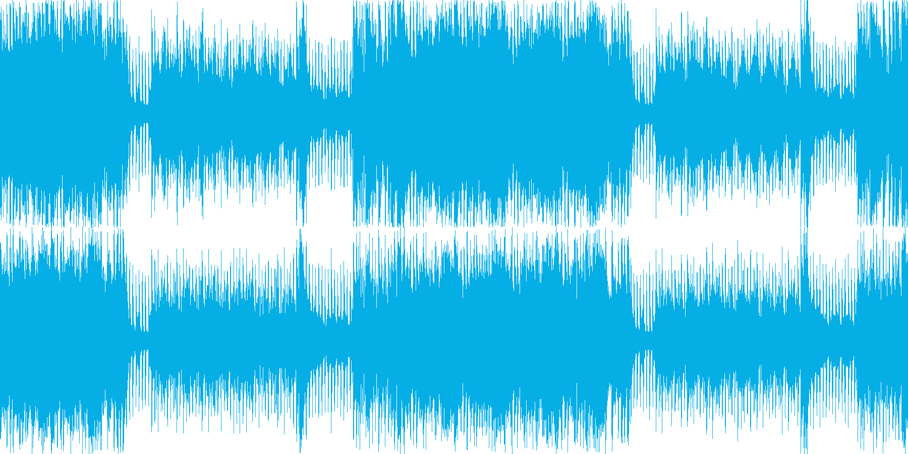 明るいシンフォニックな曲ですの再生済みの波形