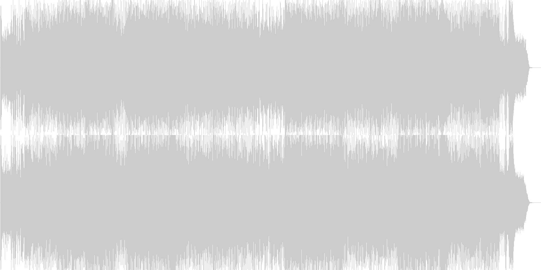 重たい 激しい 重厚 緊張 力強いの未再生の波形