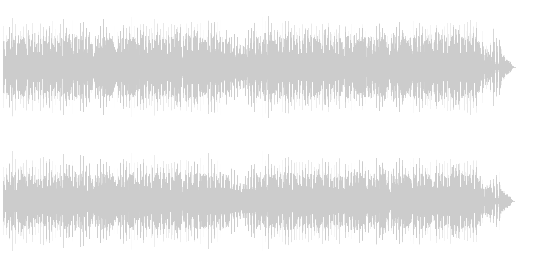 トコトコ歩きたい口笛曲の未再生の波形