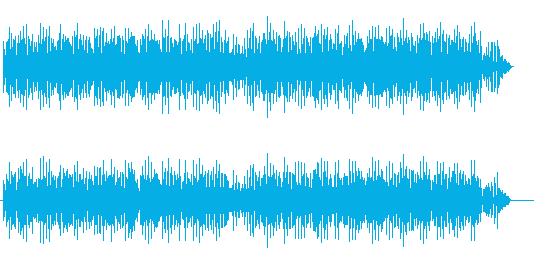 トコトコ歩きたい口笛曲の再生済みの波形