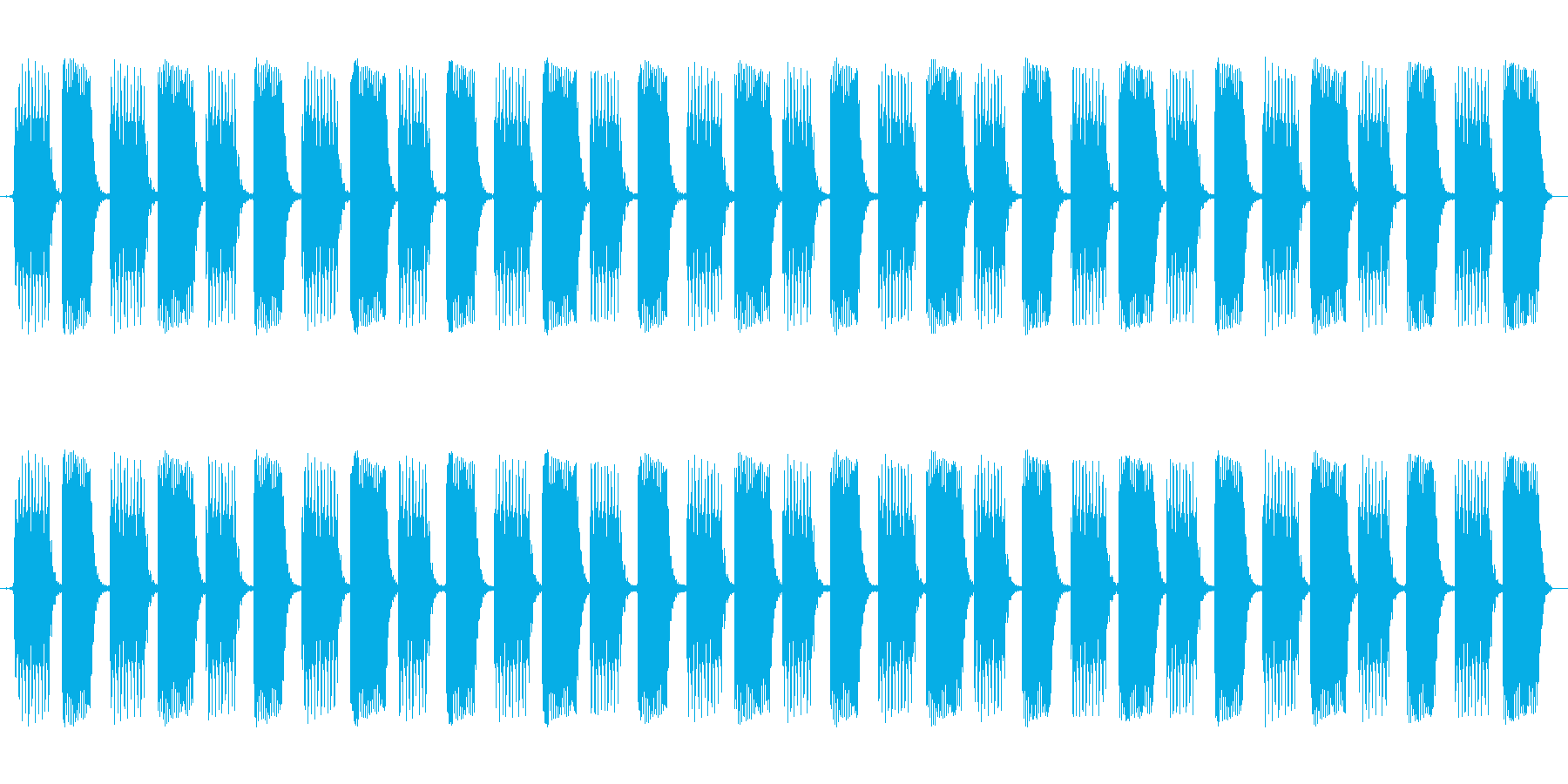 ピコピコピコピコ・・・という電子音です…の再生済みの波形