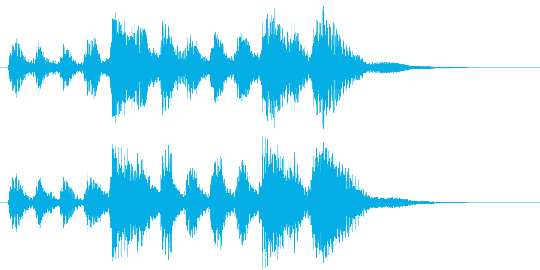 短めのシーンを演出する音です。の再生済みの波形