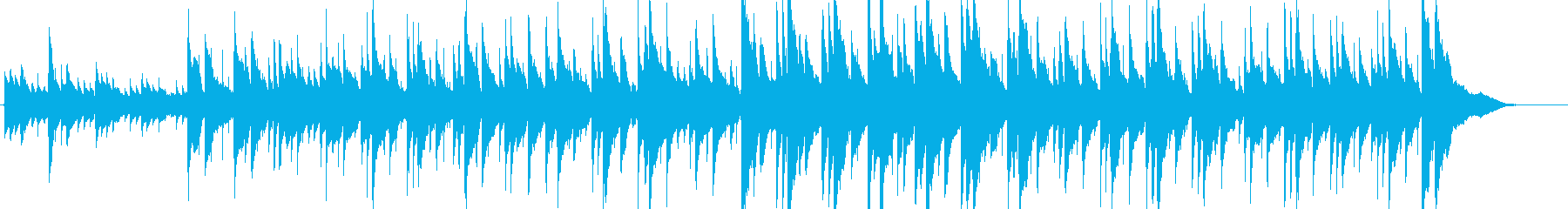 リラックスできるほのぼのまったりアコギ曲の再生済みの波形