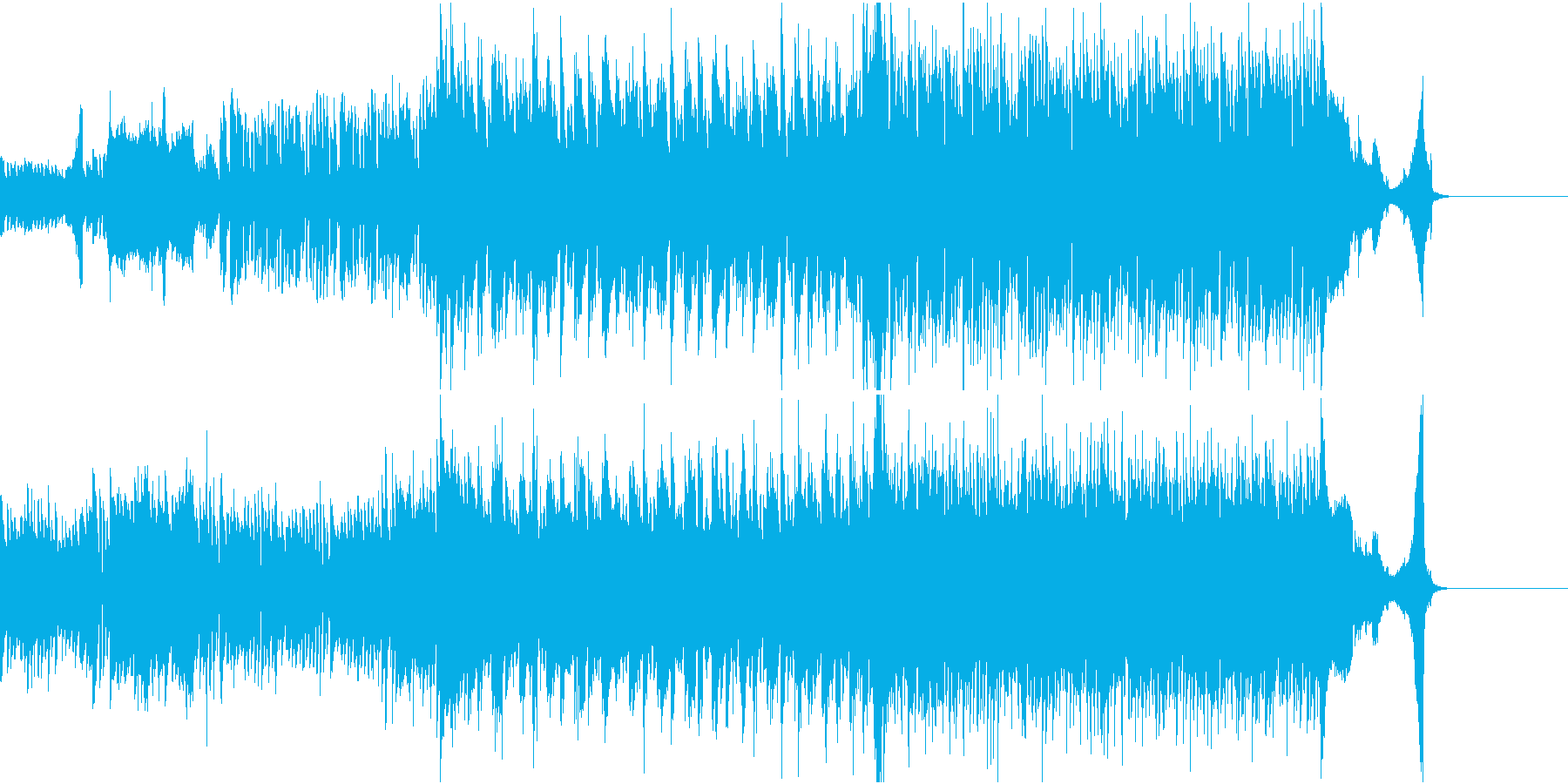 感動的でおしゃれな工場系VP用曲の再生済みの波形