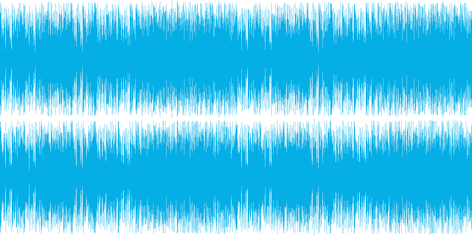 デジタルと生楽器を融合した日常的な曲の再生済みの波形