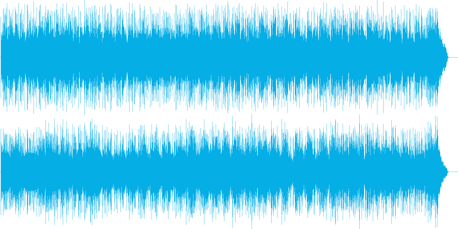 ゆったりと温泉に浸かるような和風BGMの再生済みの波形