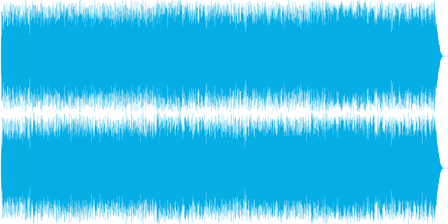 エキサイティングなギターフュージョンの再生済みの波形