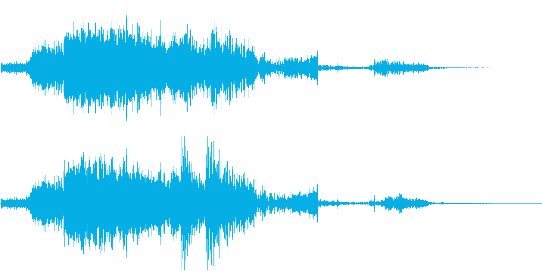 FMラジオ的ジングル1の再生済みの波形