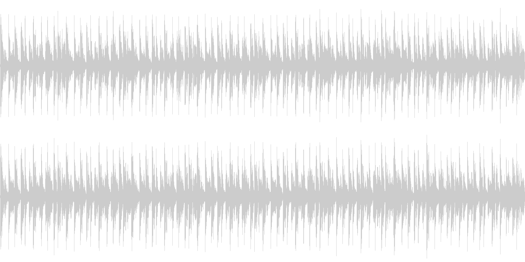 BGM用ループ音源の未再生の波形