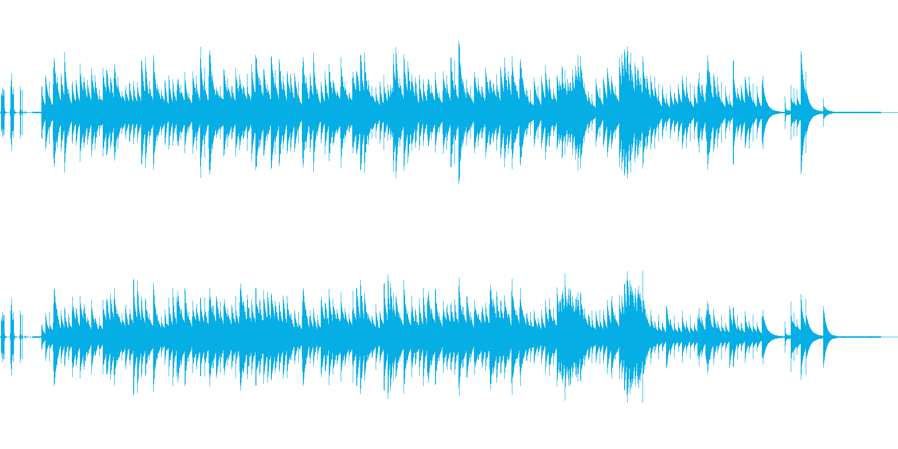 回想シーン【オルゴールVer.】の再生済みの波形