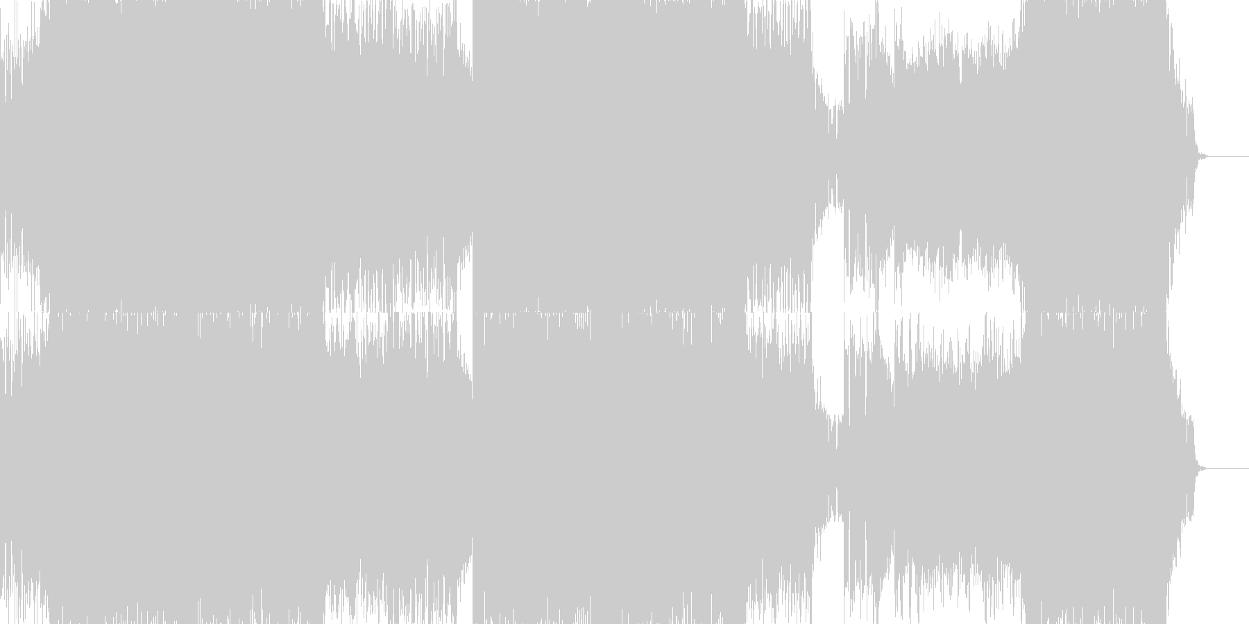 ロック_デジタル_重厚の未再生の波形