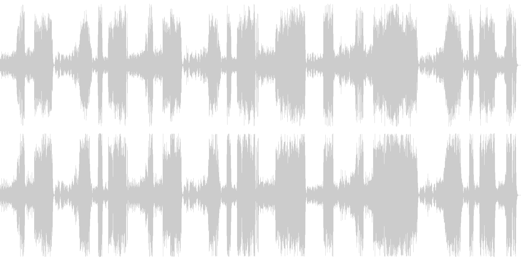交響曲第40番 ト短調 第1楽章 初稿の未再生の波形