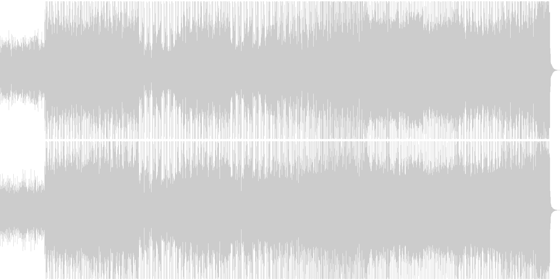 ファンクギターがかっこいいBGMの未再生の波形