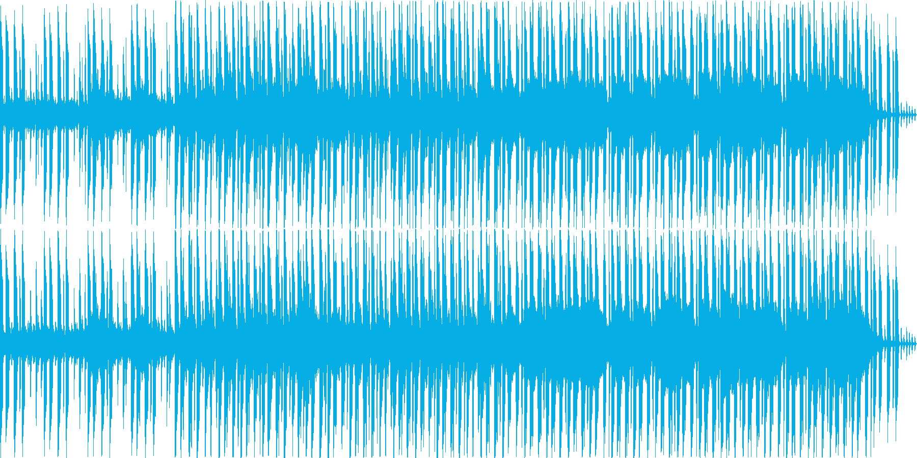 【ループ】あやしい密林を探索する民族曲の再生済みの波形