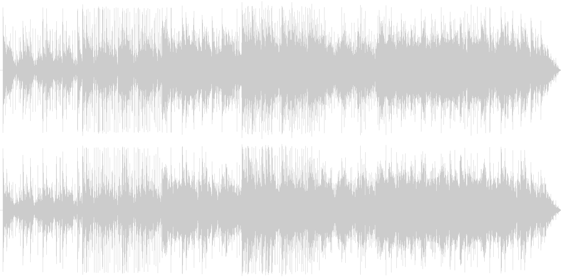 きらきら光るガラスをイメージした曲。の未再生の波形