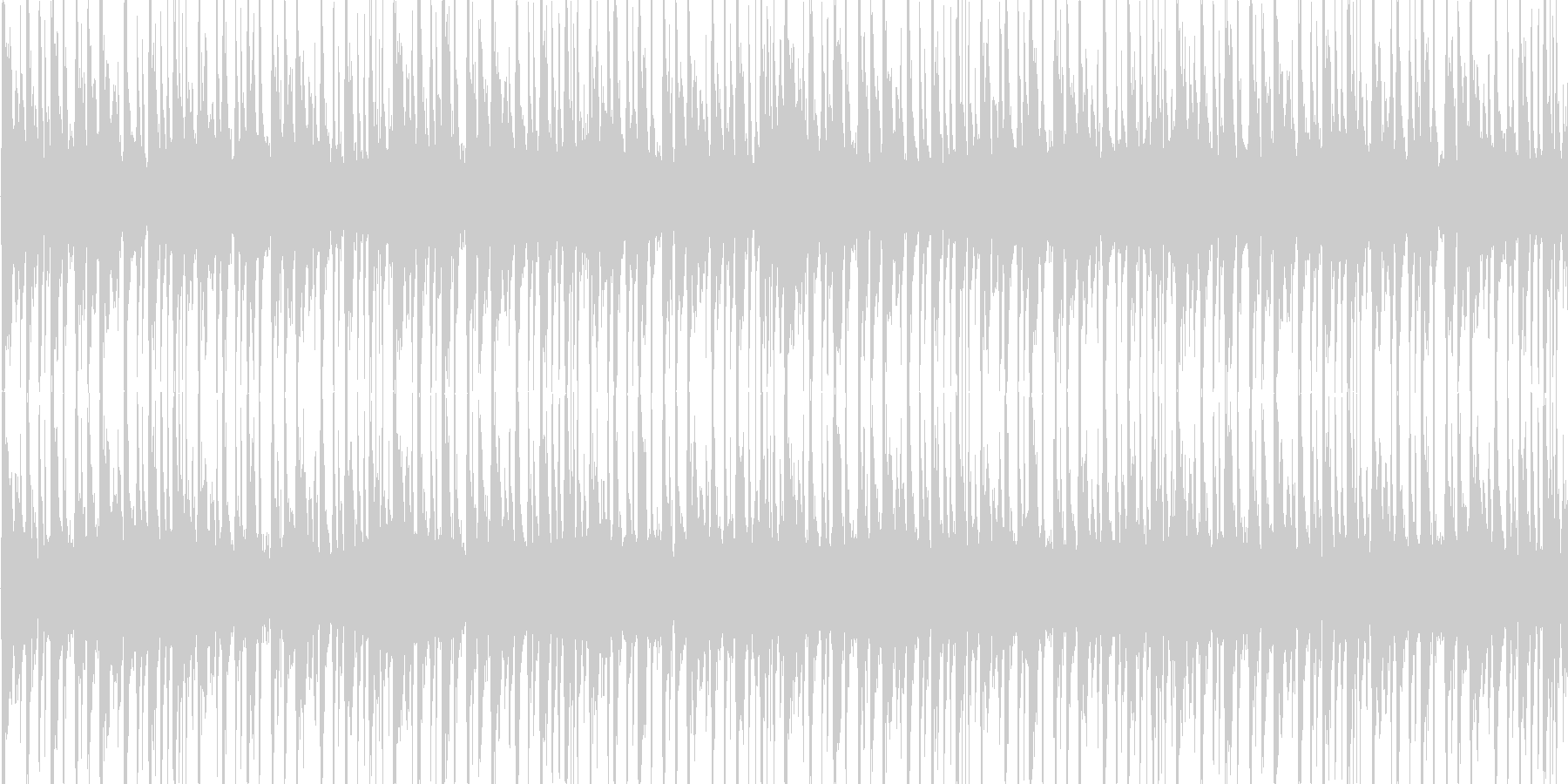 おしゃれなハウス系。ほのぼのした雰囲気の未再生の波形