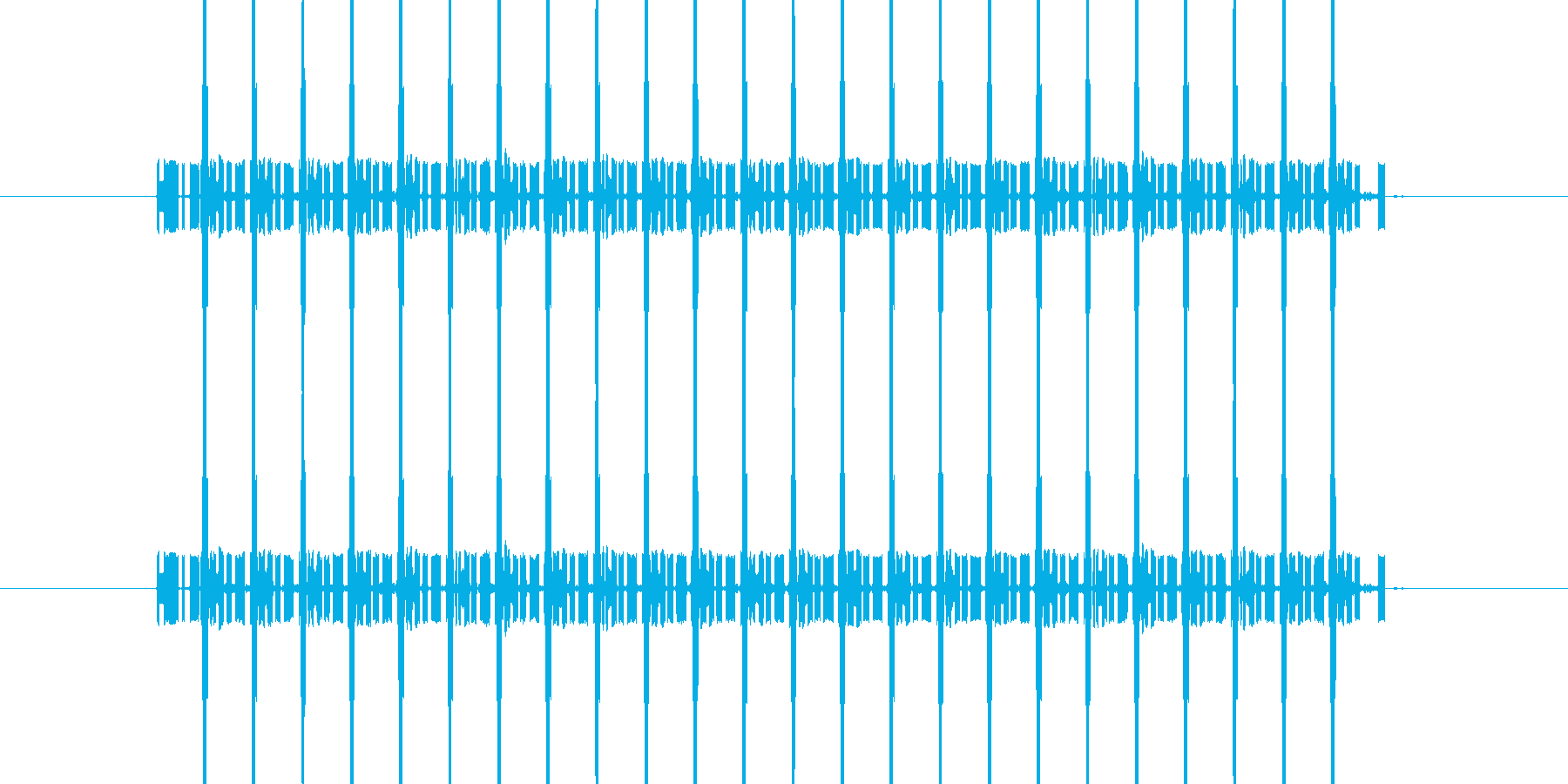 間違い時の電子音/長めの再生済みの波形