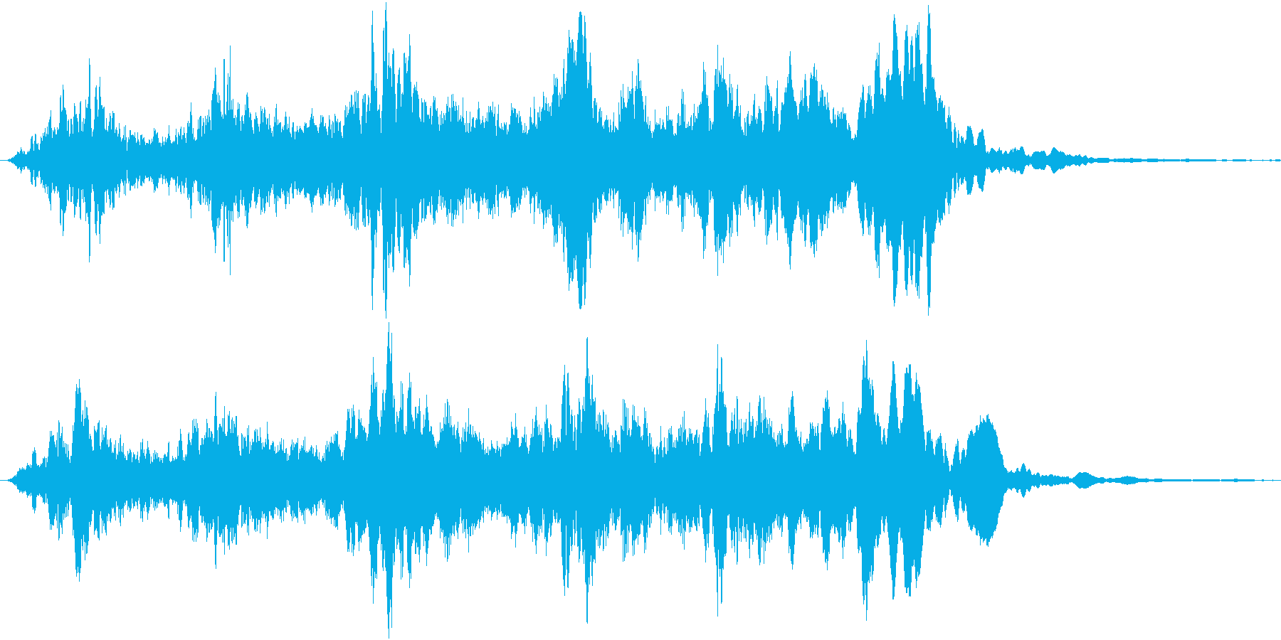 ミステリー系の短い効果音です。の再生済みの波形