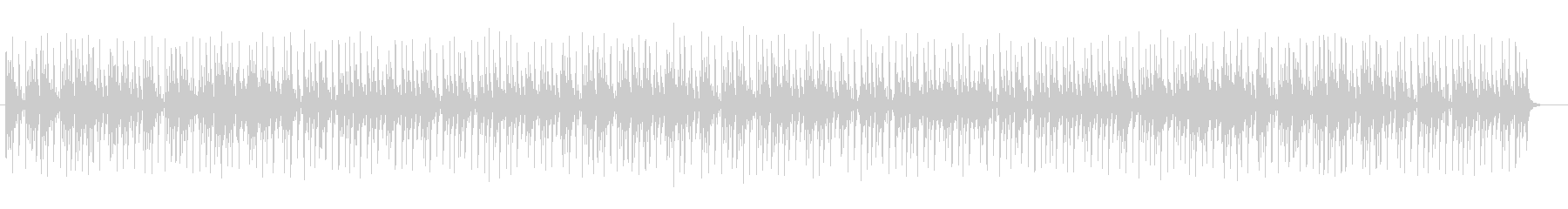 落ち着きのあるふんわりシンセサイザー曲の未再生の波形