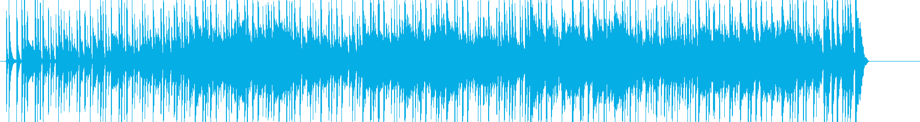 気だるく怪しいムードを演出するファンクの再生済みの波形
