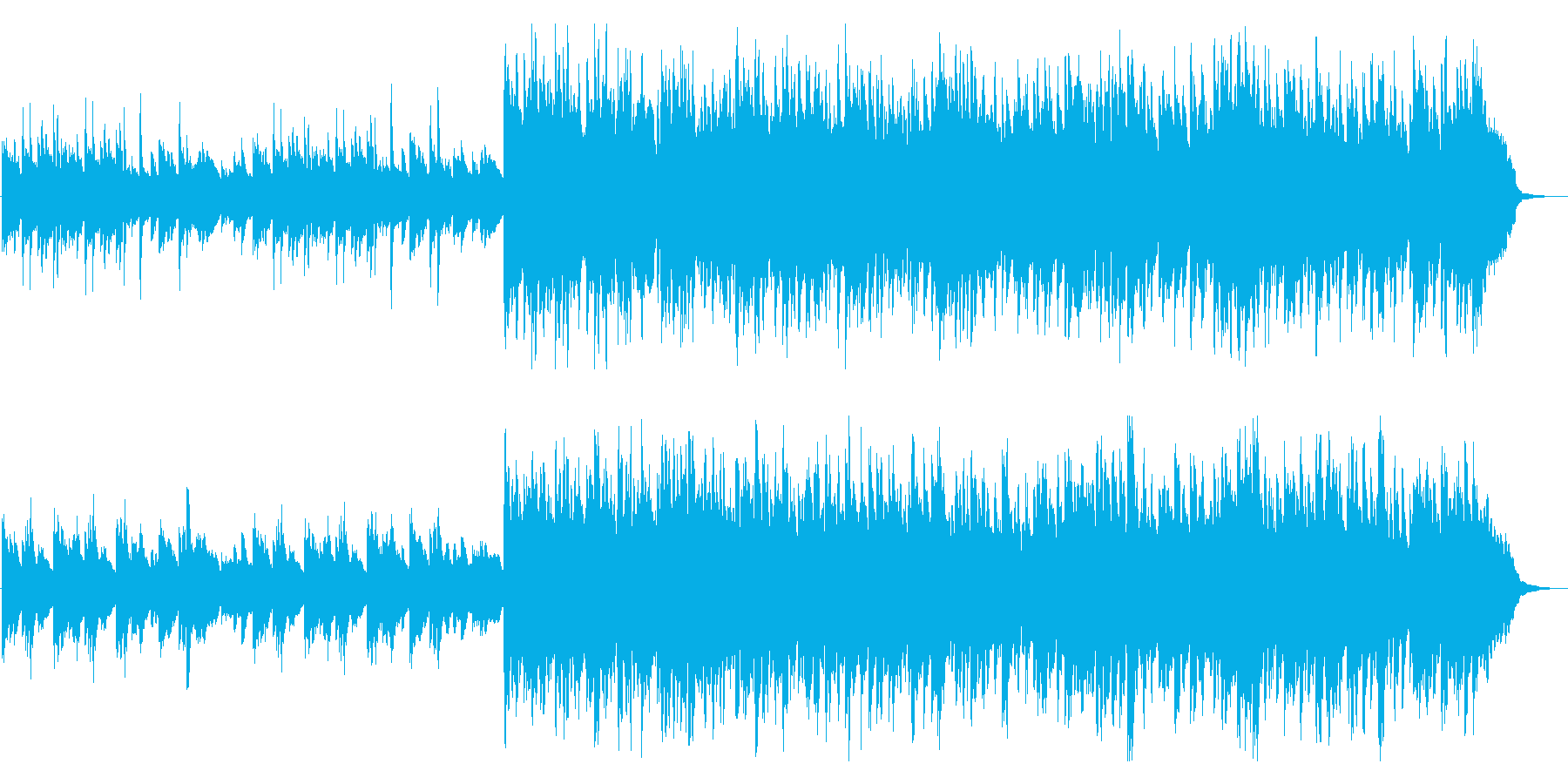 ハープの音色が美しい幻想的なBGMの再生済みの波形