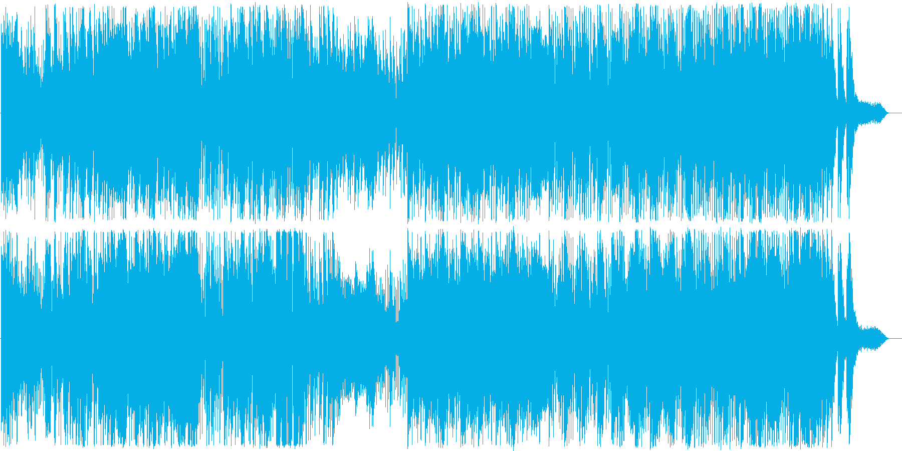 現代のエッセンスを加えたエレクトロ和風曲の再生済みの波形