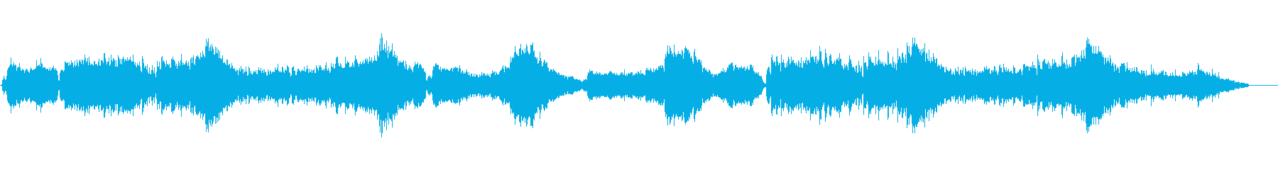 BGM的であり感動を演出するツボを持つ曲の再生済みの波形