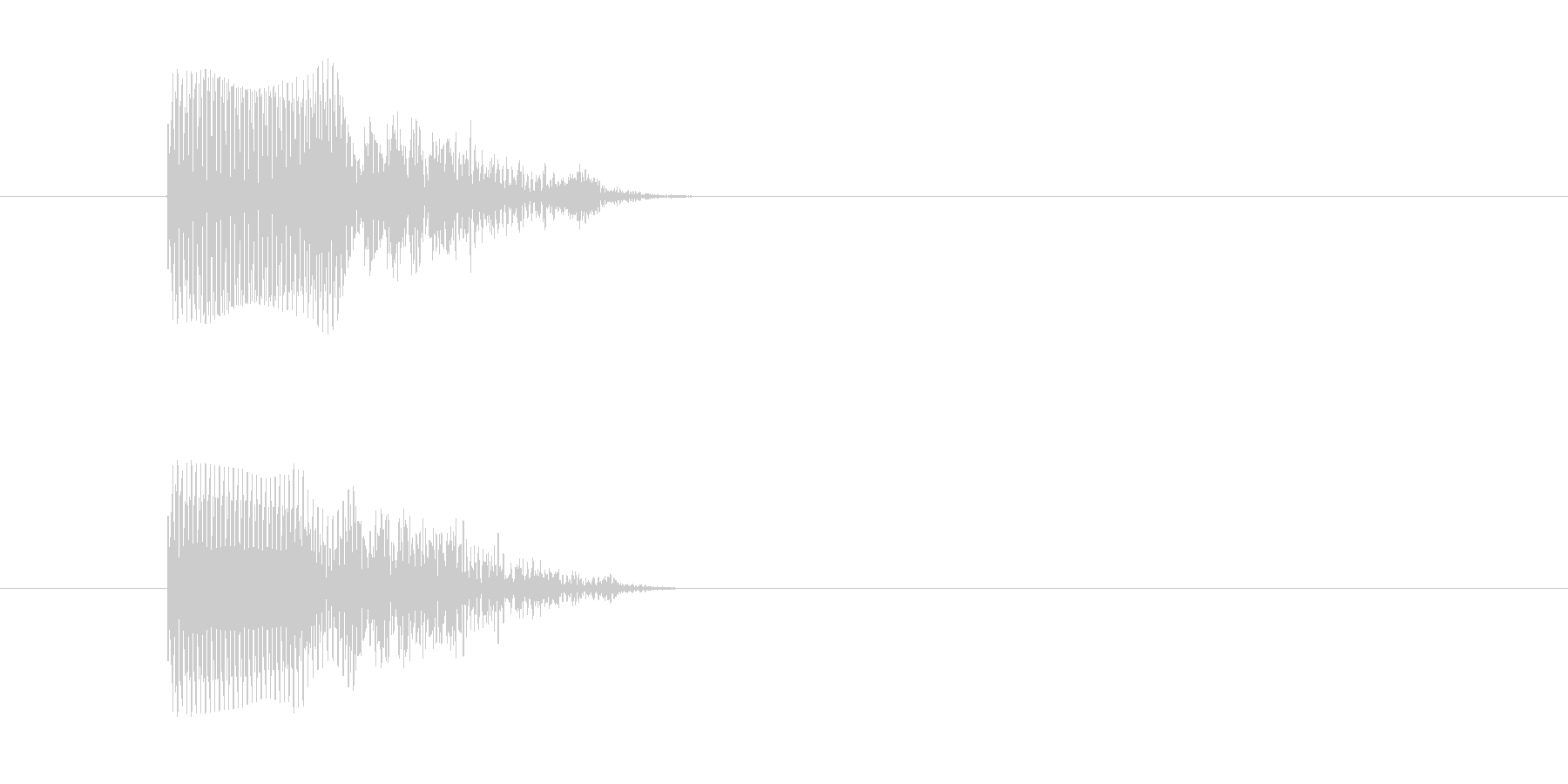 ギターのスライド音ですの未再生の波形