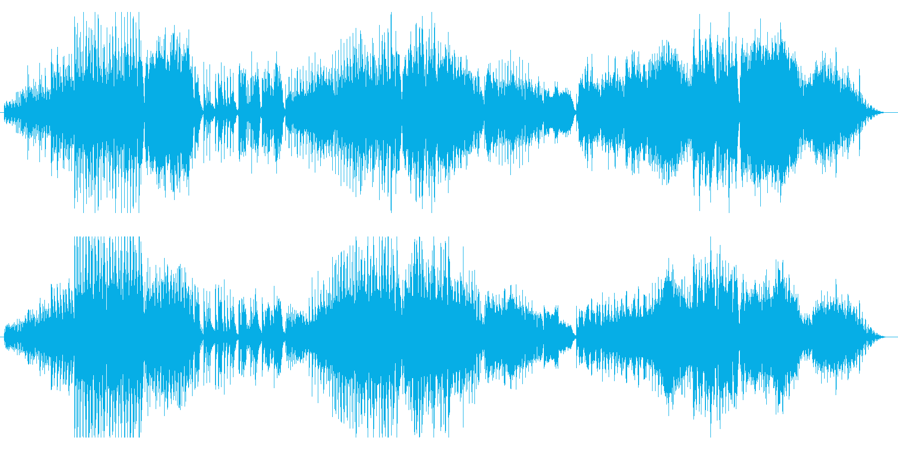 民族調、オリエンタルな趣のオーケストラ曲の再生済みの波形