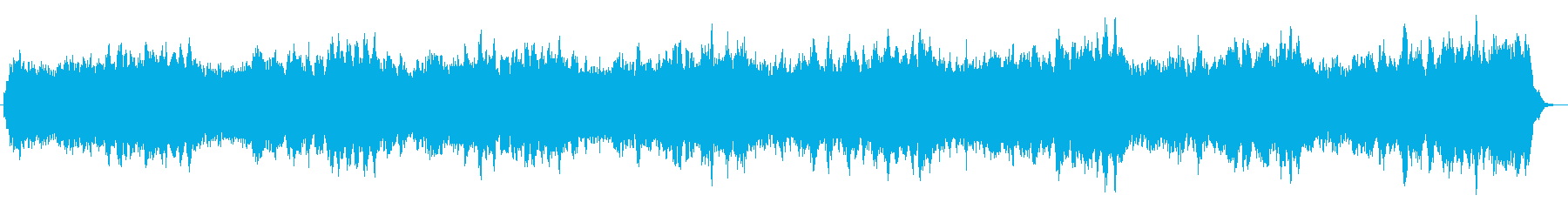 A tune with a feeling of floating is beautiful music's reproduced waveform