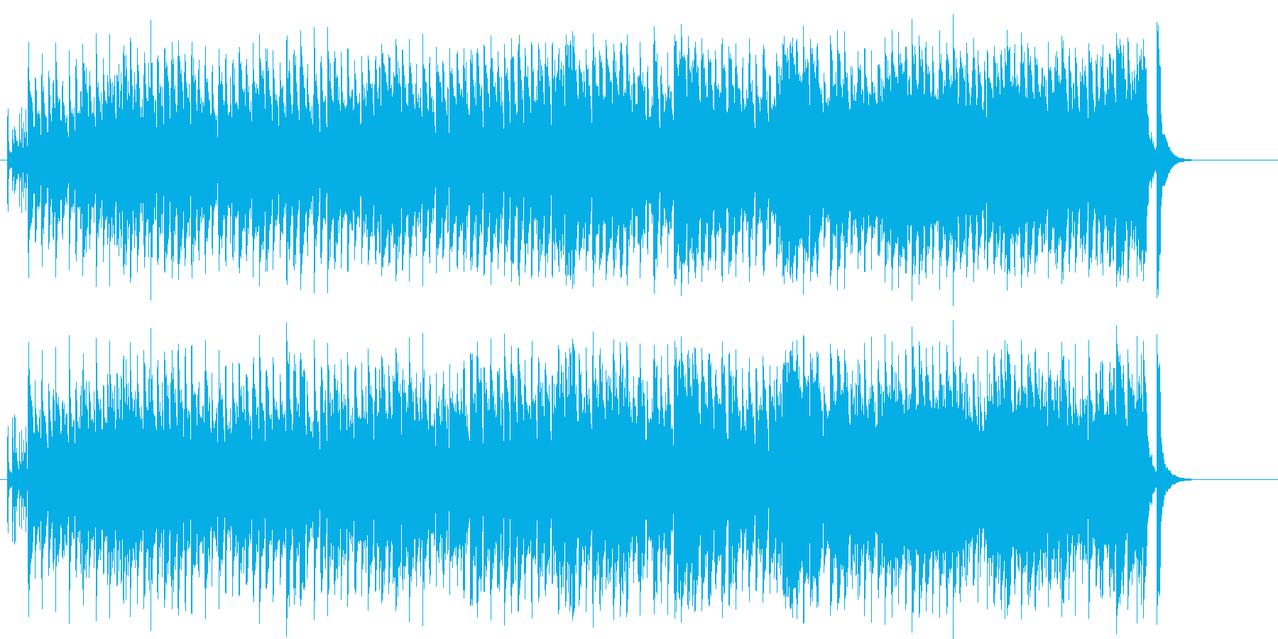 暖かな午後の日差しの歌謡曲風ポップスの再生済みの波形