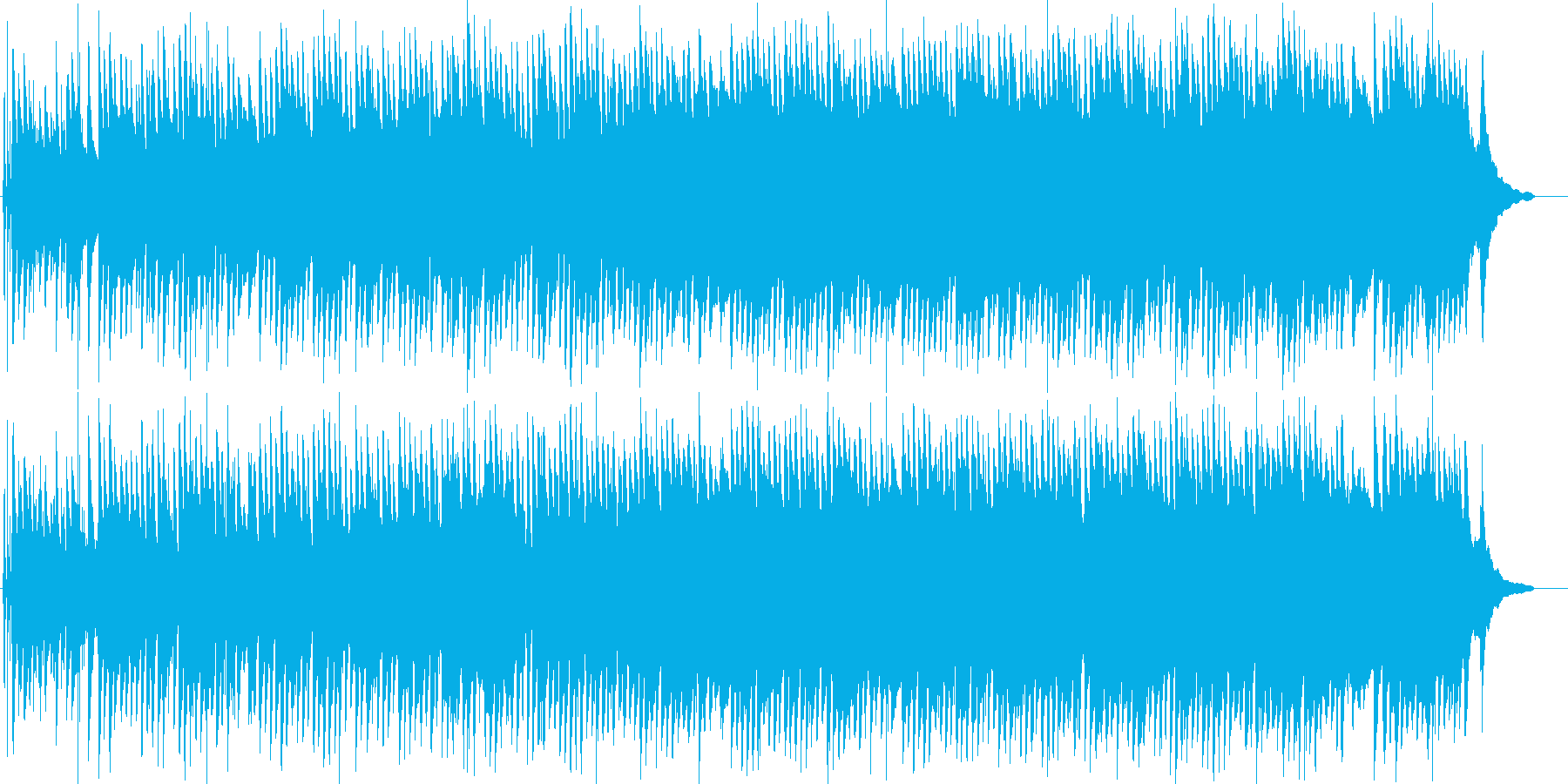 【癒し】ピアノと水音のエレクトロニカの再生済みの波形