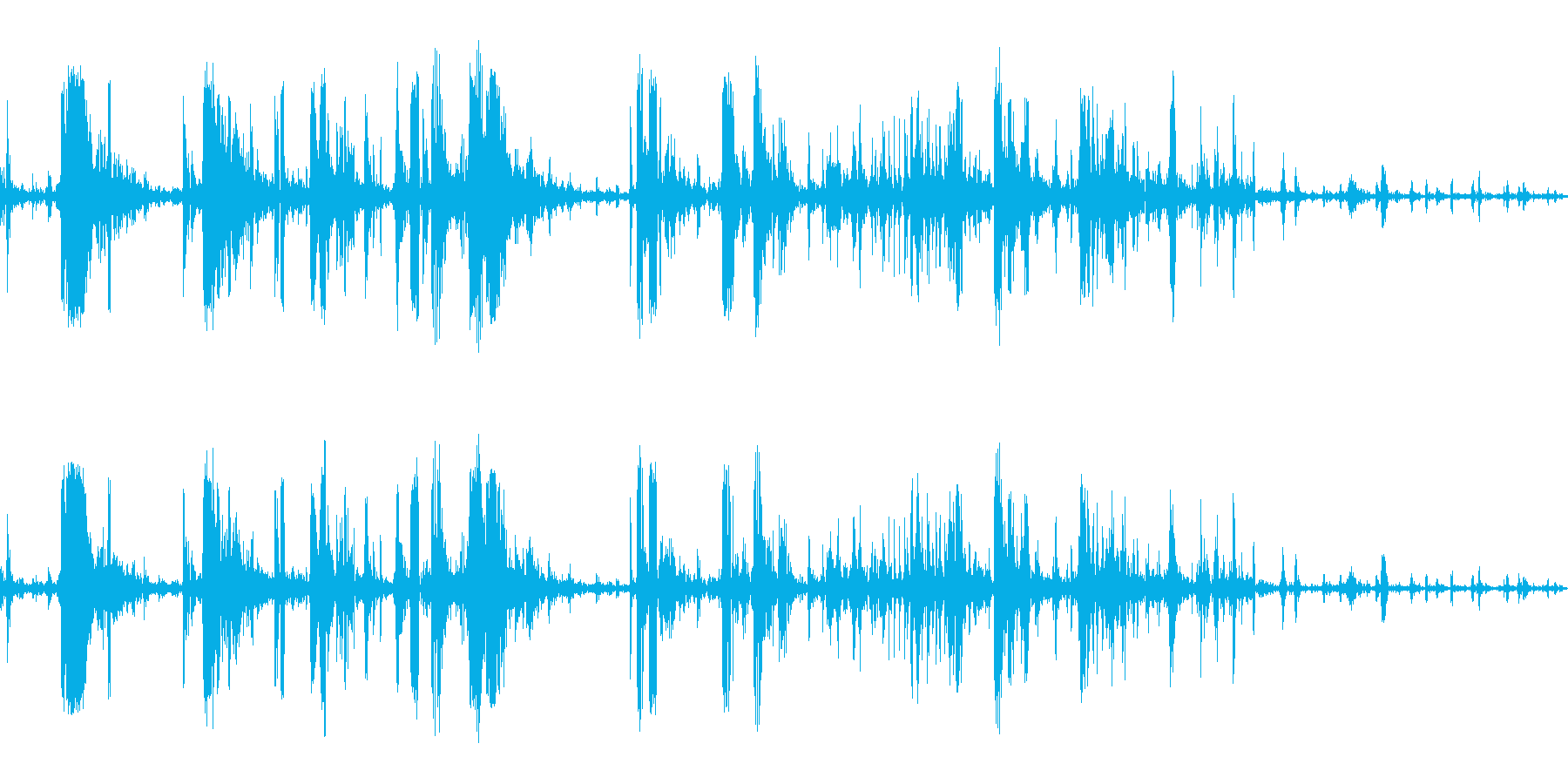筋肉がきしむ(骨を折る音にも使える)の再生済みの波形