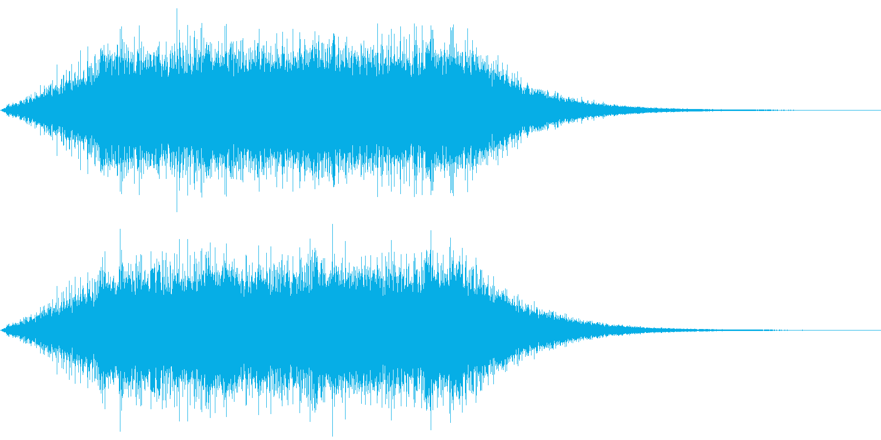 機械系の短い効果音です。の再生済みの波形