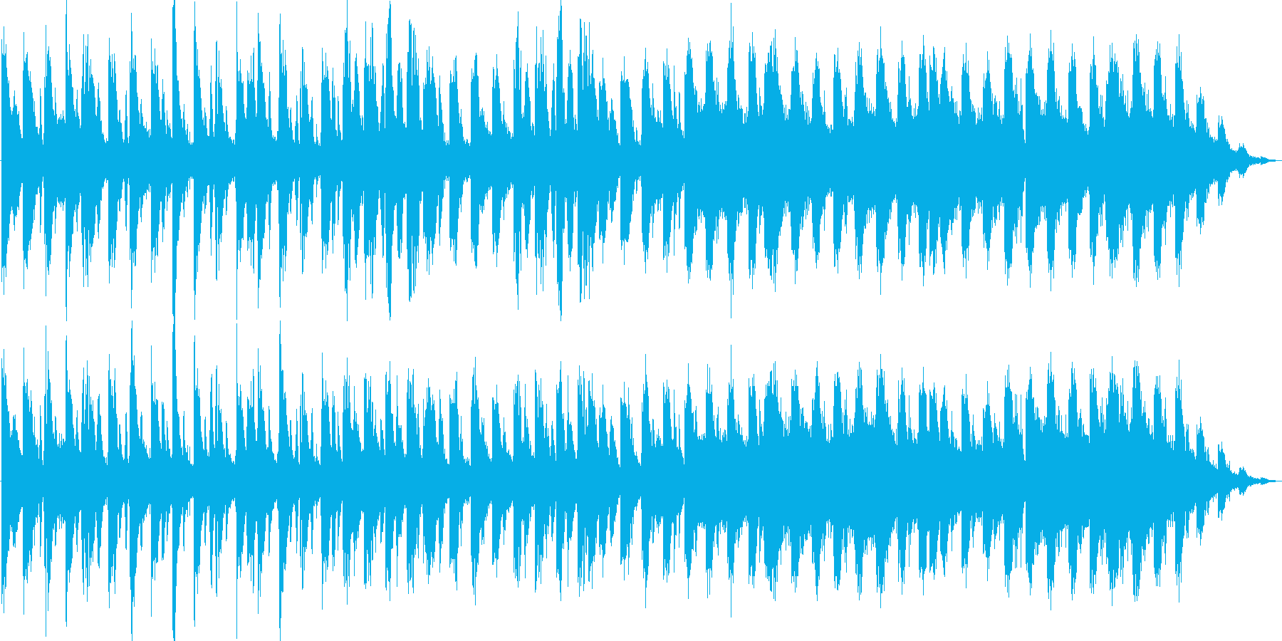 四つ打ちのシンセ系 JAZZ風な響きの再生済みの波形